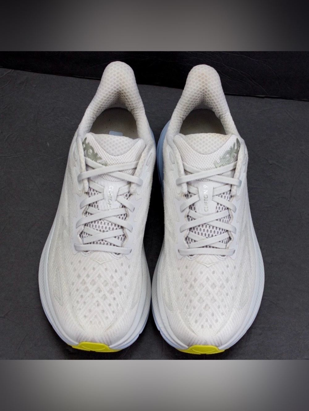 Hoka One One Clifton 9 Womens Size US 10 Nimbus Cloud Ice Water Sneakers Lace Up - Picture 8 of 13